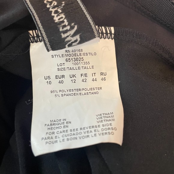 MIRACLESUIT ROCK SOLID MARINA UNDERWIRE TANKINI TOP IN BLACK SIZE 10 - Picture 12 of 13